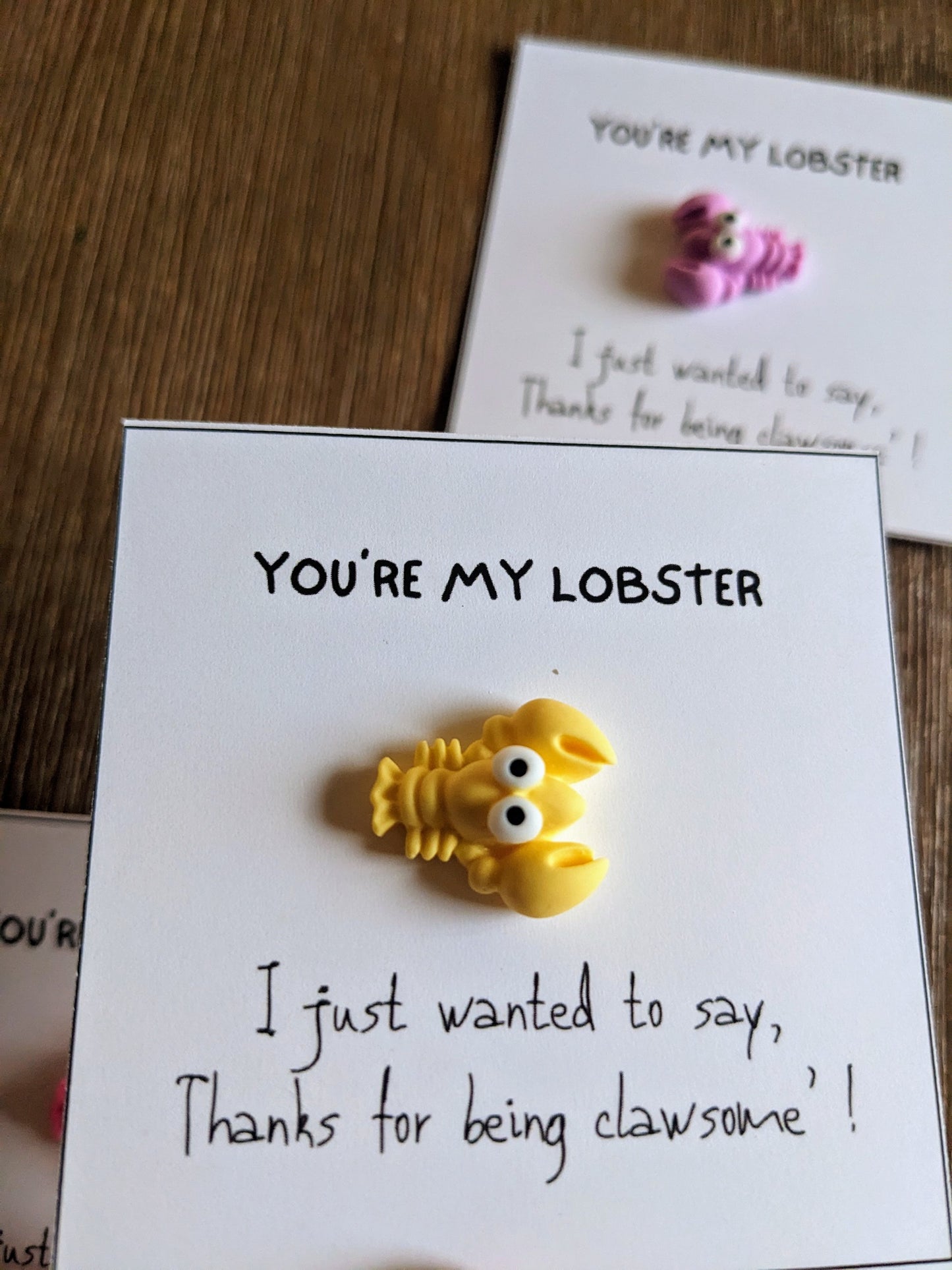 You are my lobster tiny card