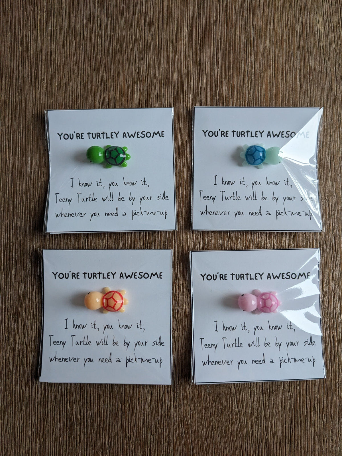 You're Turtley Awesome Card, Encouragement Greeting Card, Funny Turtle Pun, Thinking of You Gift, Cute Animal Stationery for Friend