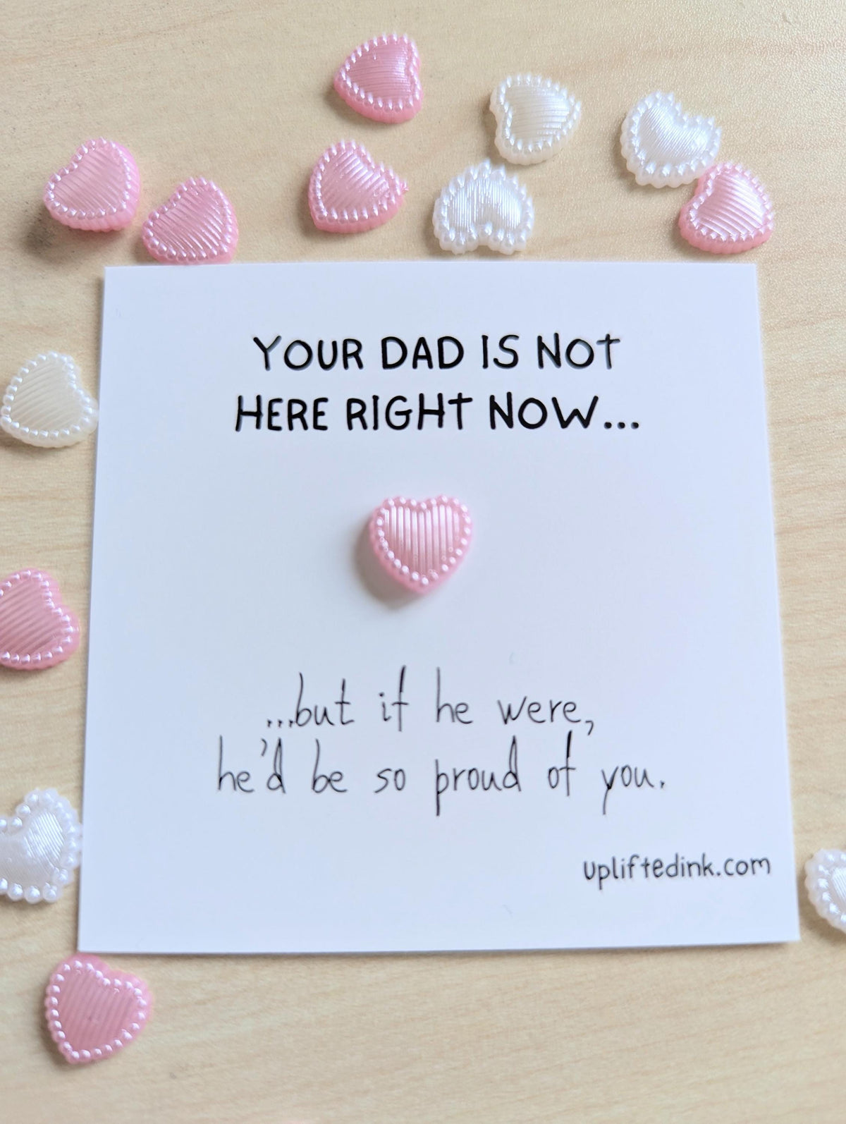 Loss of Dad Sympathy Card | Grief Card for Someone Who Lost Their Father | Proud Dad Memorial Card | Bereavement Gift