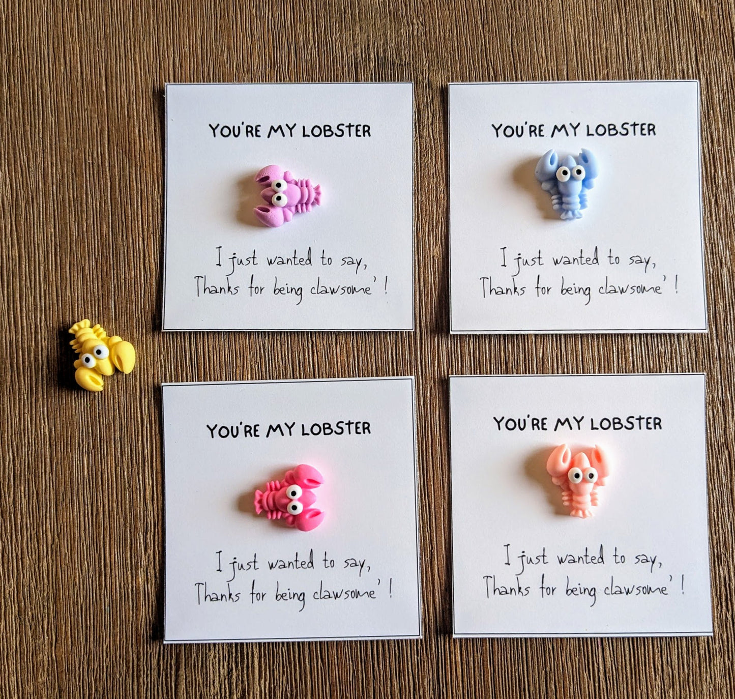 You are my lobster tiny card