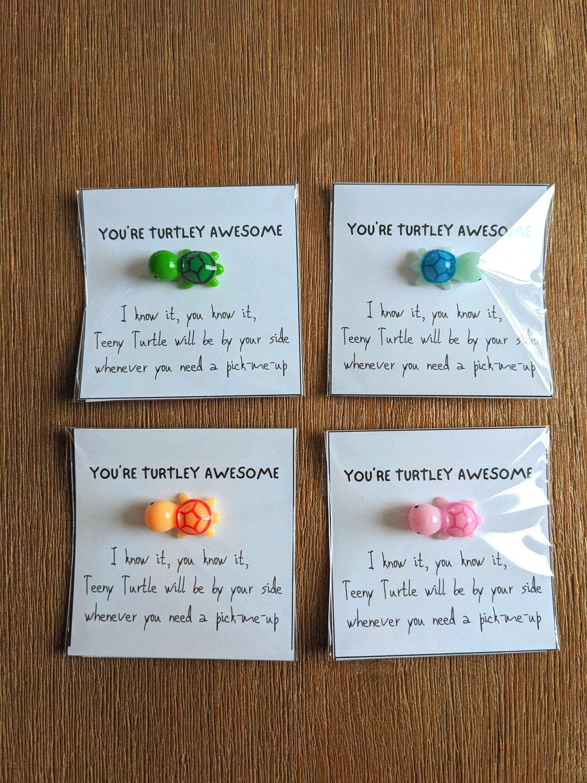 You're Turtley Awesome Card, Encouragement Greeting Card, Funny Turtle Pun, Thinking of You Gift, Cute Animal Stationery for Friend