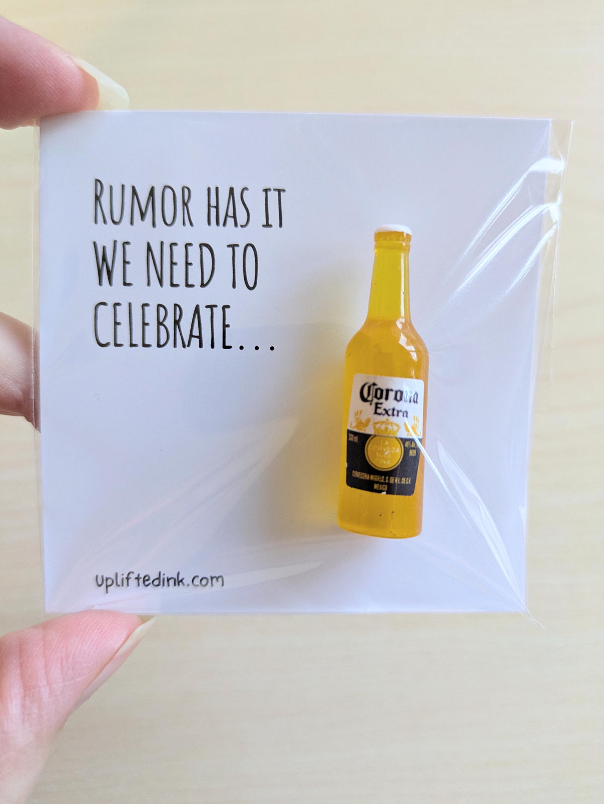 Funny Celebrate Card with Wine or Beer Birthday, Housewarming, Graduation, New Job, Anniversary, new home, Promotion, Engagement, Retirement