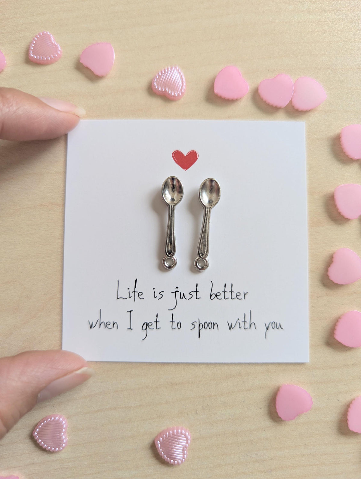 Spoon Anniversary Card, Funny Love Card, Spoons Gift, Valentine's Day