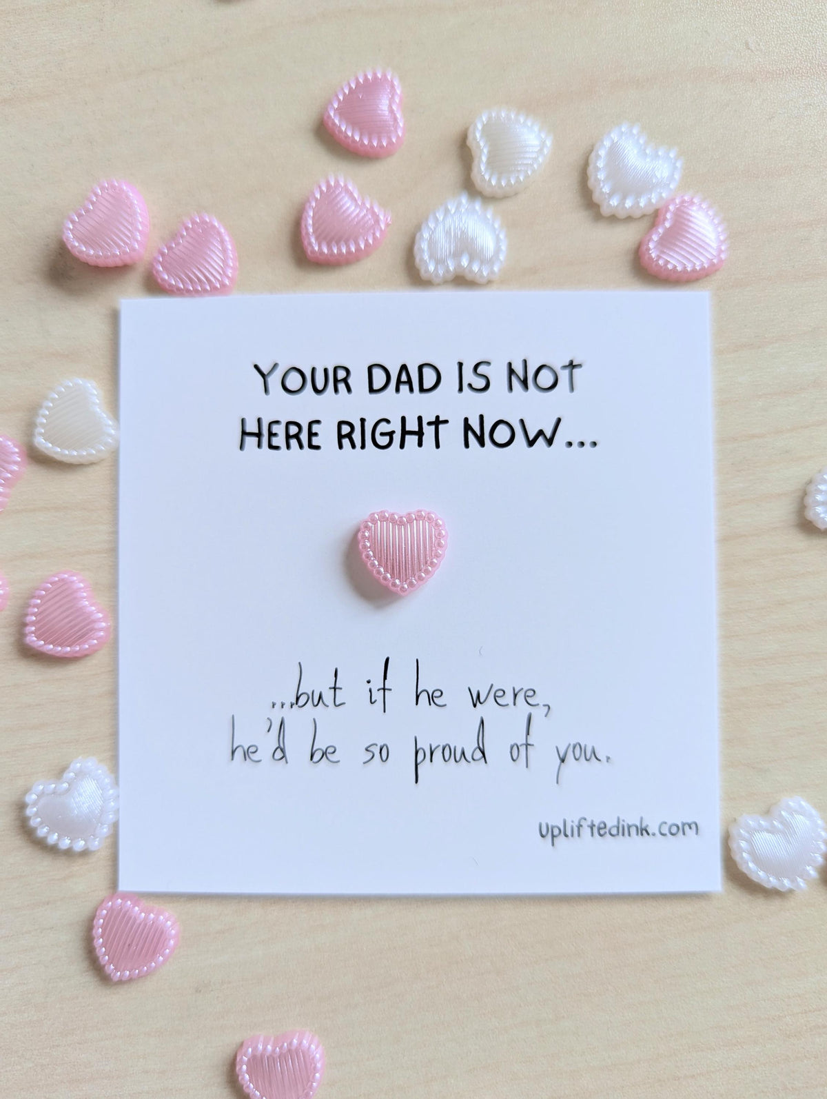 Loss of Dad Sympathy Card | Grief Card for Someone Who Lost Their Father | Proud Dad Memorial Card | Bereavement Gift