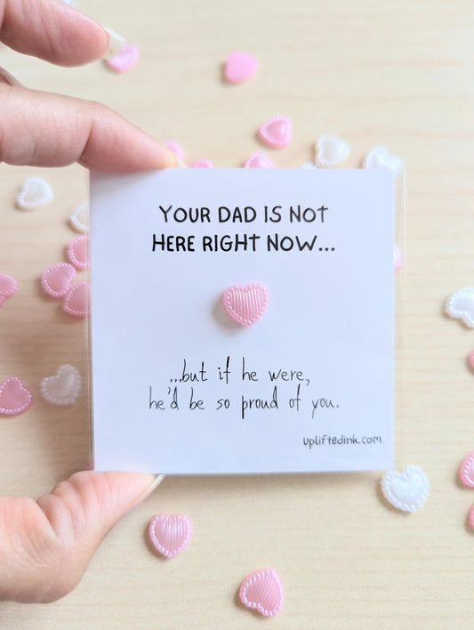 Loss of Dad Sympathy Card | Grief Card for Someone Who Lost Their Father | Proud Dad Memorial Card | Bereavement Gift