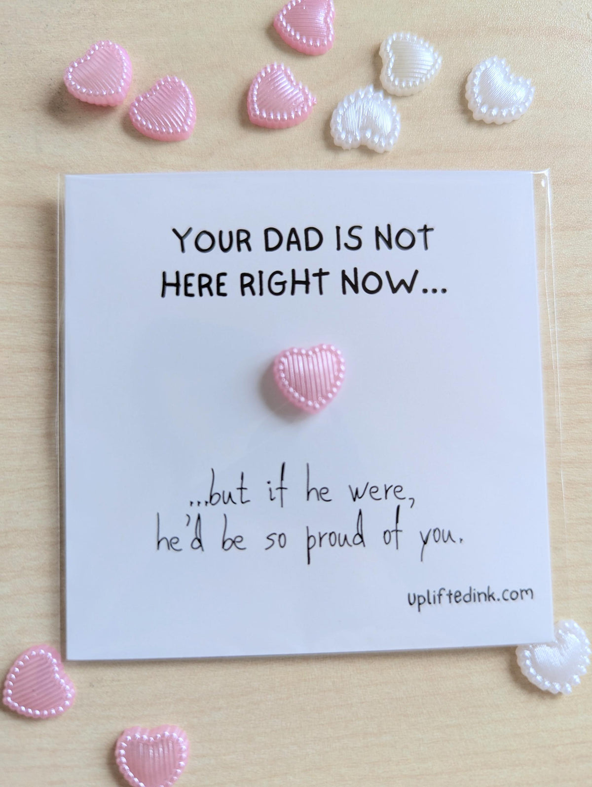 Loss of Dad Sympathy Card | Grief Card for Someone Who Lost Their Father | Proud Dad Memorial Card | Bereavement Gift