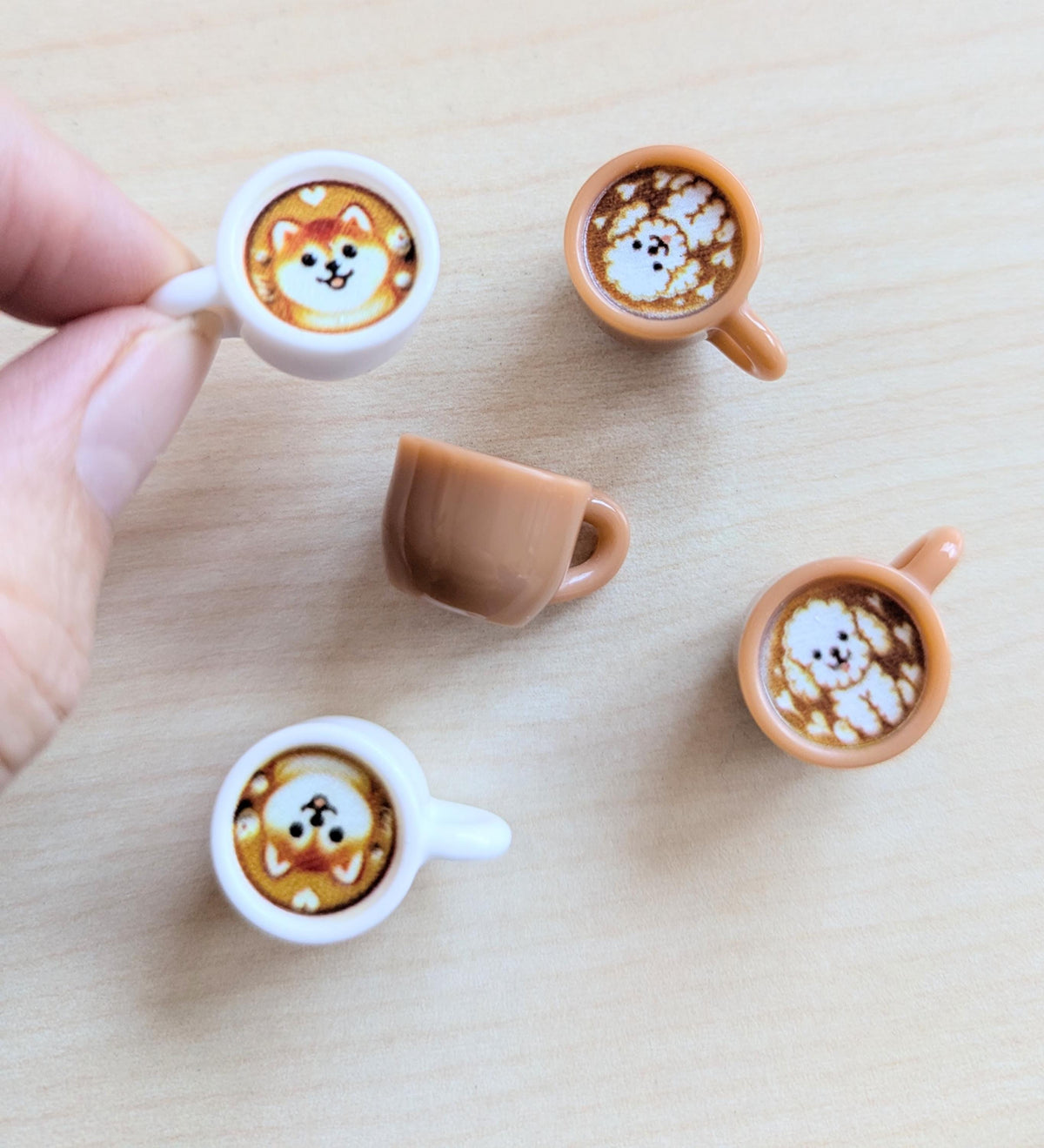 Thinking of You Card | Coffee Pun Card | Sending a Whole Latte Love | Cute Dog Card