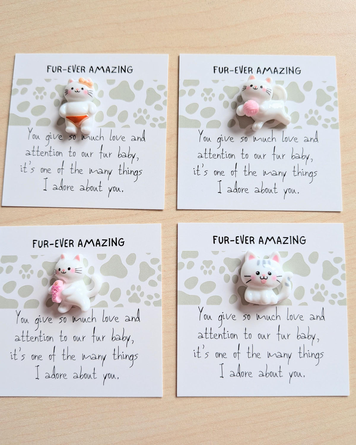 Pet Lover Appreciation Card | Fur-ever Amazing Cat or Dog Card | Thank You Pet Parent Gift | Cute Animal Lover Card