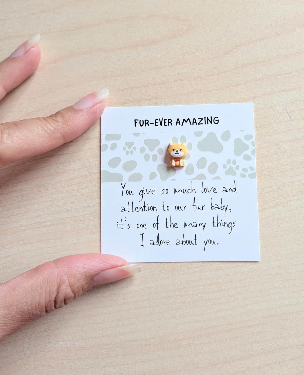 Pet Lover Appreciation Card | Fur-ever Amazing Cat or Dog Card | Thank You Pet Parent Gift | Cute Animal Lover Card