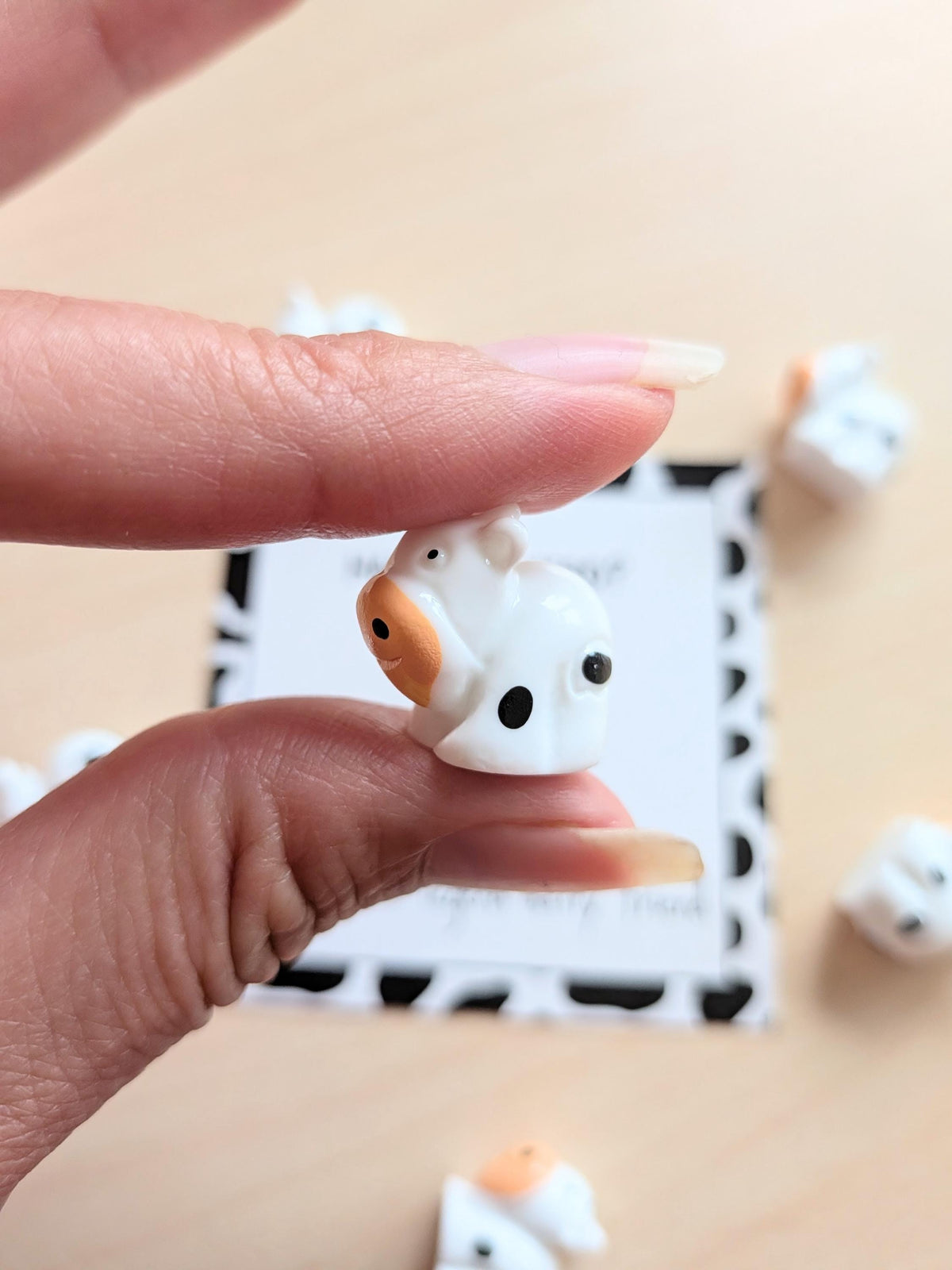 You Are Legendary Friend Card with Adorable Cow Figurine – 2.6" Mini Keepsake note, Personalized Message, Perfect for Friends and Loved Ones